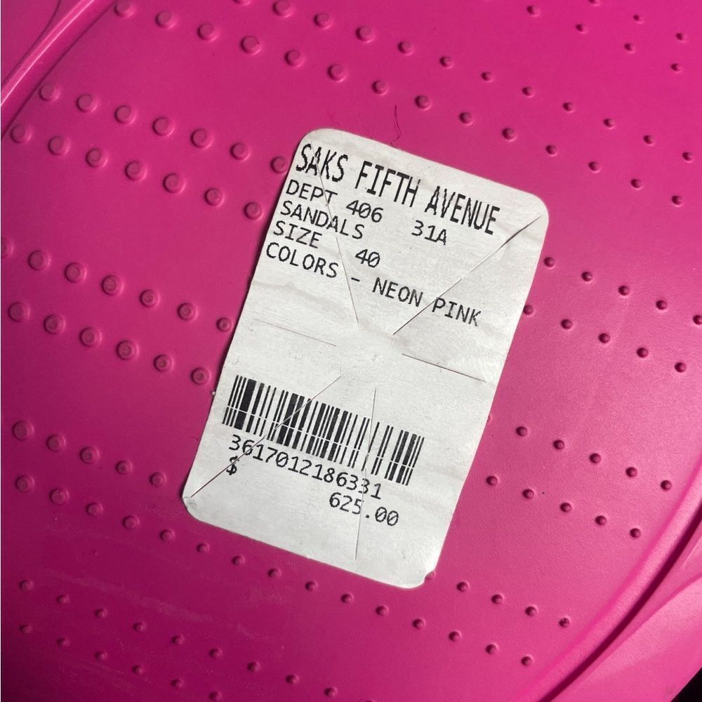 Givenchy Pink Leather Marshmallow Wedge Sandals NIB 40 - Picture 9 of 11